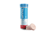 Nuun Sports Hydration effervescent tablets fruit punch flavour for improved hydration and improved sports endurance. Sports nutrition for running and cycling.