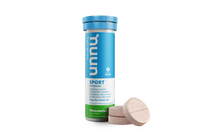 Nuun Sports Hydration effervescent tablets watermelon flavour for improved hydration and improved sports endurance. Sports nutrition for running and cycling.