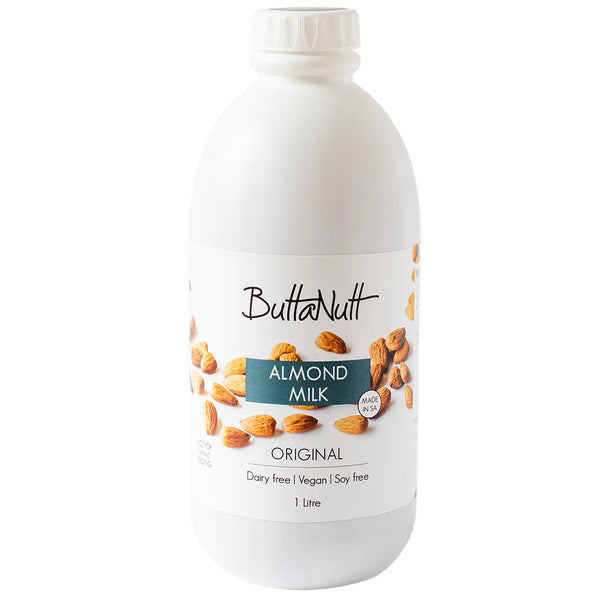 buttanut almond milk is a dairy free alternative milk. Made from local South African Almonds. 