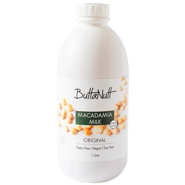 buttanut macadamia milk is a dairy free alternative milk. Made from locally sourced macadamia nuts.. 