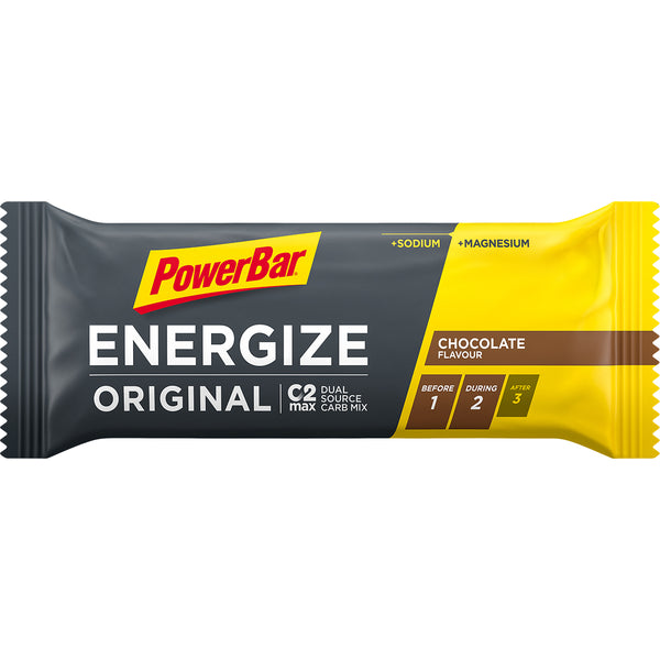 Powerbar energize original energy bars are great for running and cycling. These are quality energy bars suitable for many different sports. Find these on Fueled Athlete an online store which sells sports nutrition.