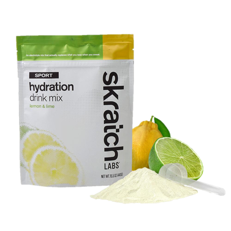 Skratch Labs lemon lime hydration mix is quality sports nutrition that takes care of your stomach and let’s you achieve maximum hydration and performance. Ideal for endurance sports like running and cycling. Energy drink for better endurance. 