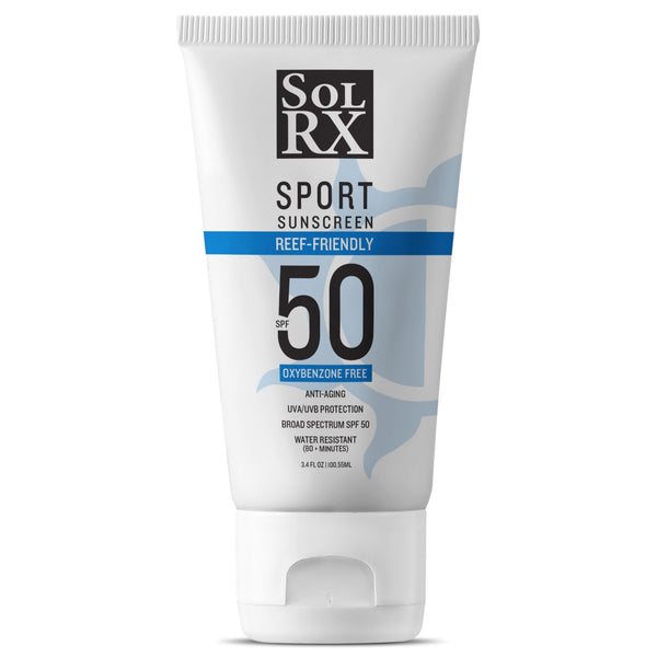 SolRX SPORT SPF 50 Sunscreen – Oxybenzone Free (100ml)