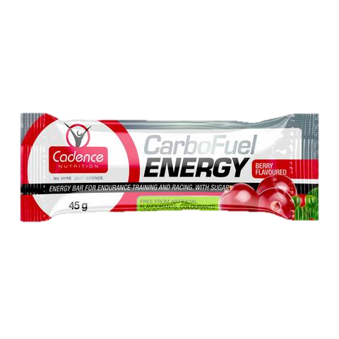 Cadence Carbofuel Energy Bar for endurance cycling and intense exercise.